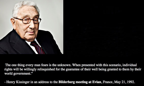 Henry Kissinger Quote - NWO rev