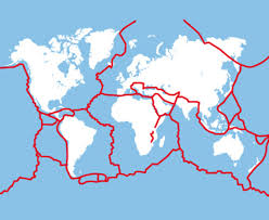 tektoniska plattor gränser